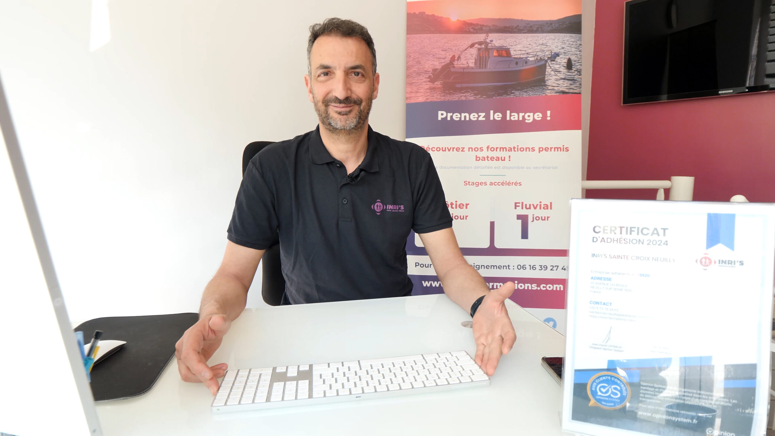 carte de la France avec les points de location avec des agences du réseau INRI'S Formations